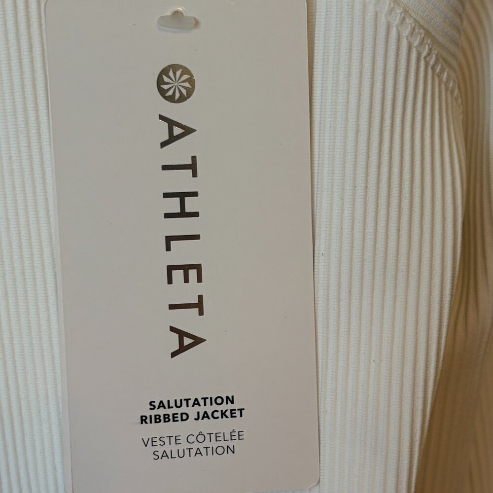 Athleta Salutation Ribbed Jacket NWT - image 3